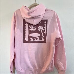Pink surf hoodie